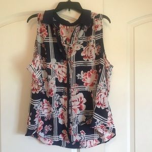 🌺 sheer flower blouse